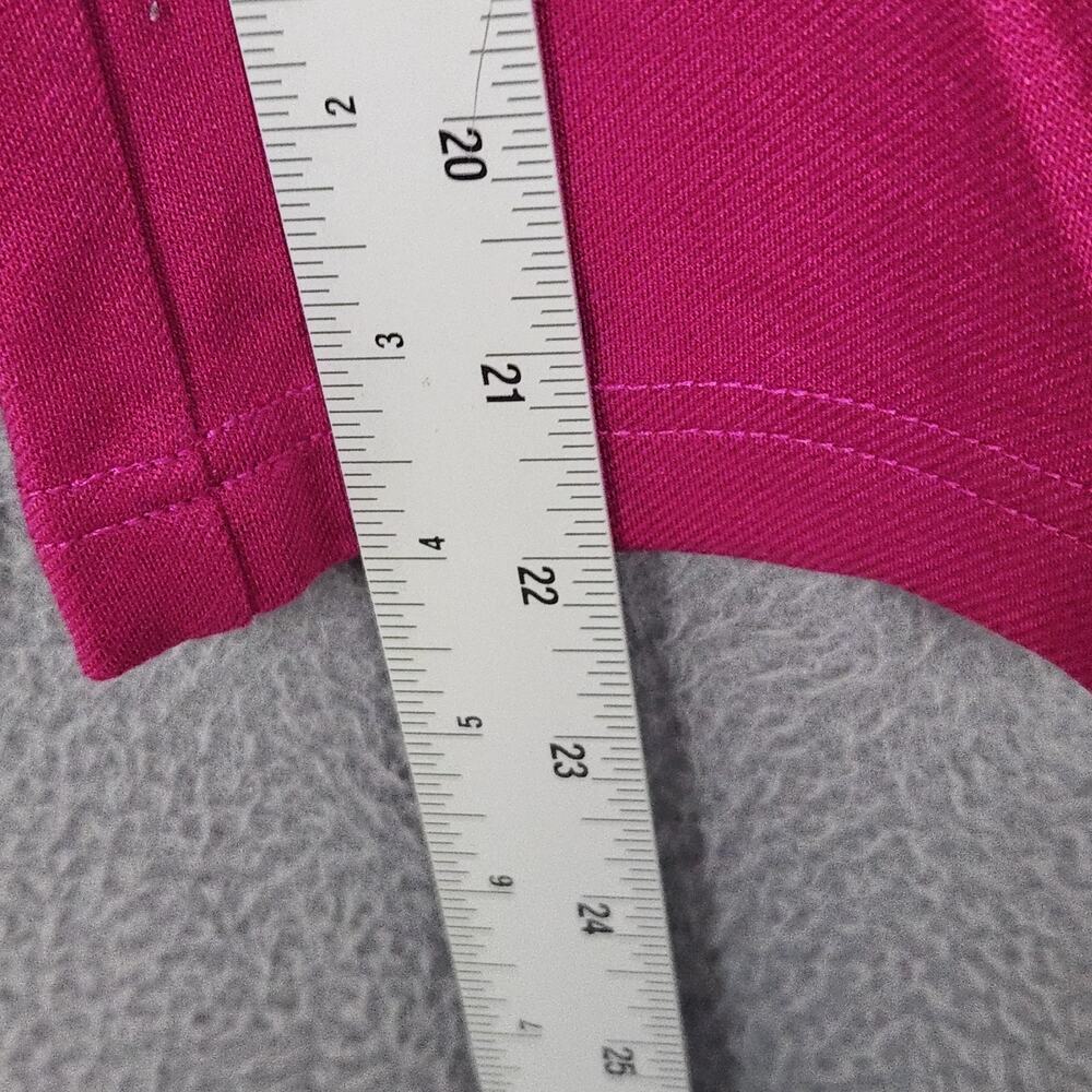 Bob Mackie Pants Womens Large Pink Stretch Jersey Wide Leg Capri Pull On Casual - Picture 5 of 15